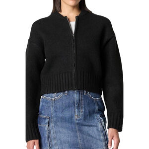 The Drop Womens Brynne Bomber Sweater Cardigan XL